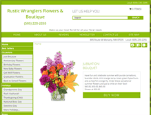 Tablet Screenshot of moriartyflowers.com